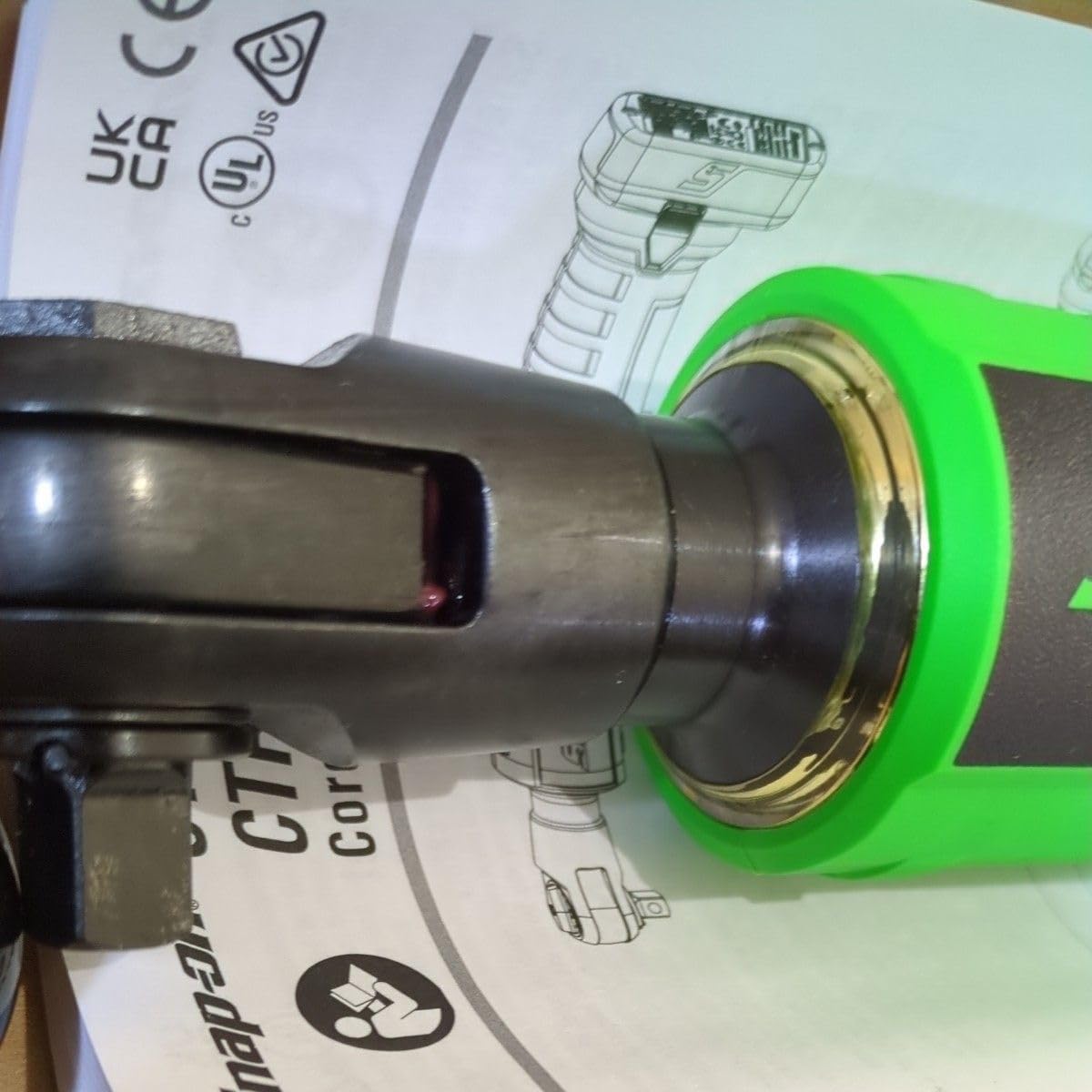 ★新品★　スナップオン 充電式電動ラチェット　CTR861 グリーン　本体のみ Amazon | スナップオン 電動ラチェット グリーン 本体のみ 14.4V